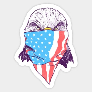 Masked Eagle Sticker